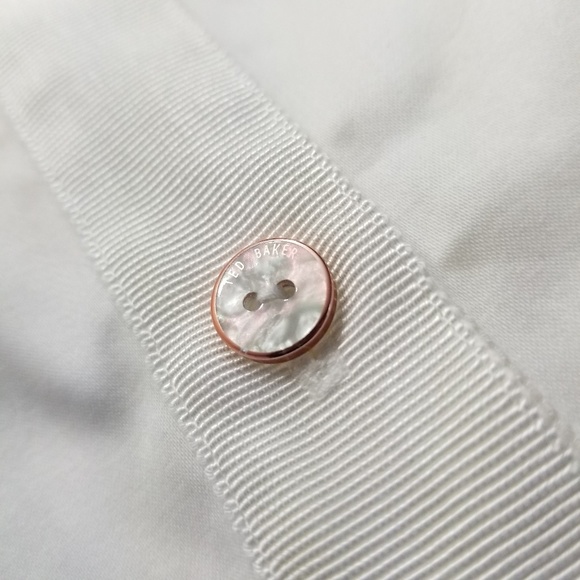 🚫SOLD🅿️🚫NWT TED BAKER LACE BOW SLEEVE BLOUSE - Picture 7 of 8